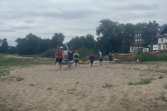 Umtragen an der Sandbank