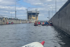 Oben in der Schleuse Hohenwarthe 