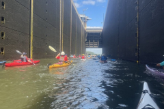 Unten in der Schleuse Hohenwarthe 