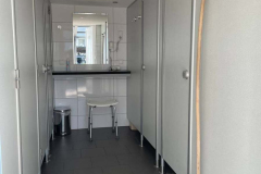 Blick in den Waschraum